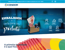 Tablet Screenshot of graficacondor.com.br